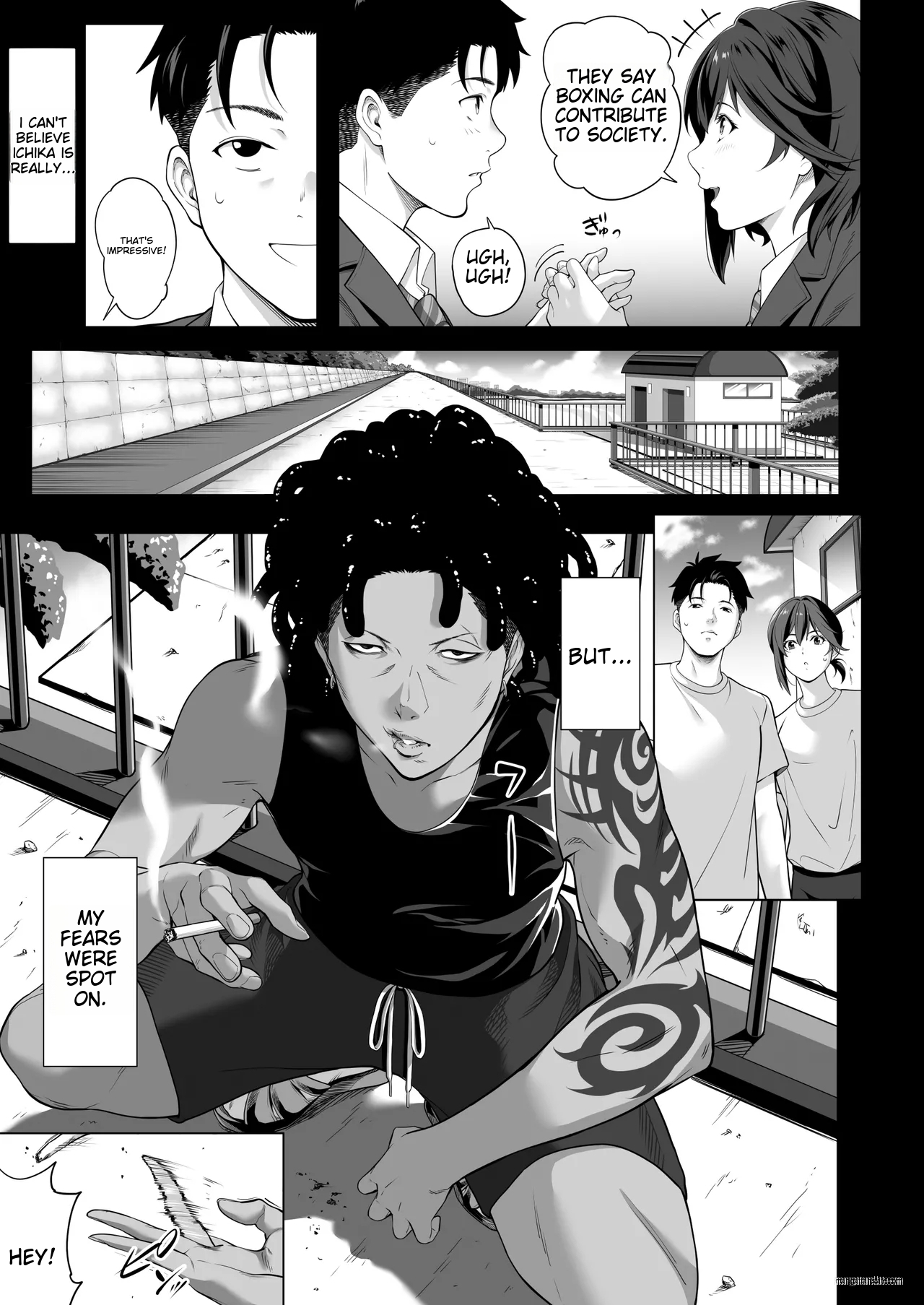 Hentai Manga Comic-On a shivering night... ~The reason why I gave my body to a scumbag junior~-Chapter 1-12